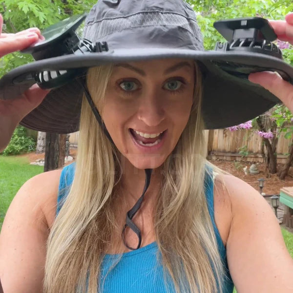 Alvada CoolCap – Der Sonnenhut mit Ventilator