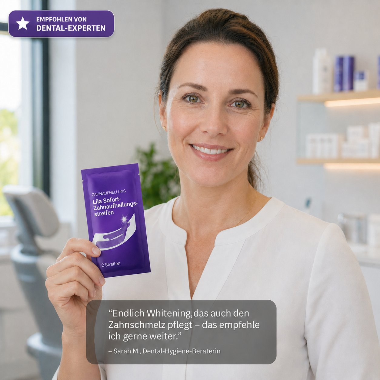 Purple Whitening Strips - 1+1 GRATIS