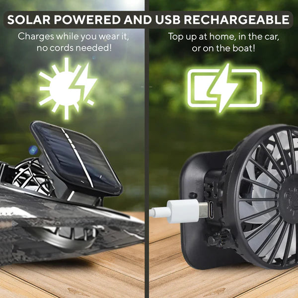 Alvada CoolCap – Der Sonnenhut mit Ventilator