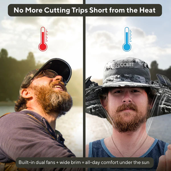 Alvada CoolCap – Der Sonnenhut mit Ventilator